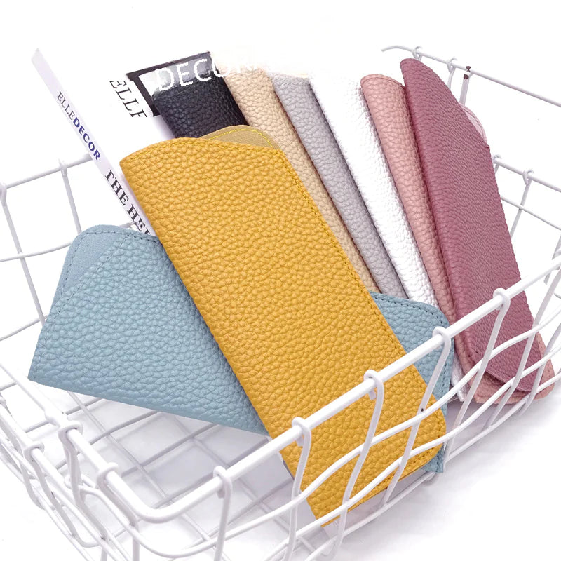 New Leather Sunglasses Pouch with Thick Design