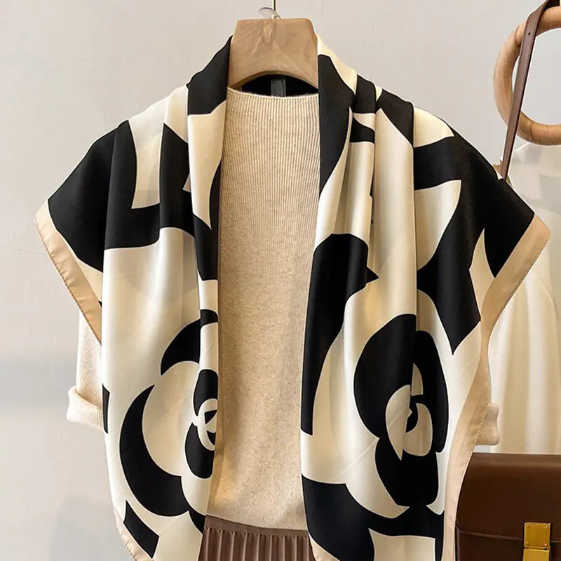 Beautiful Silk-like Square Scarf