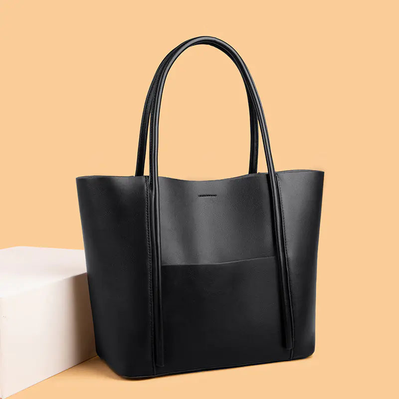 Classic Genuine Leather Tote Bag (Large)