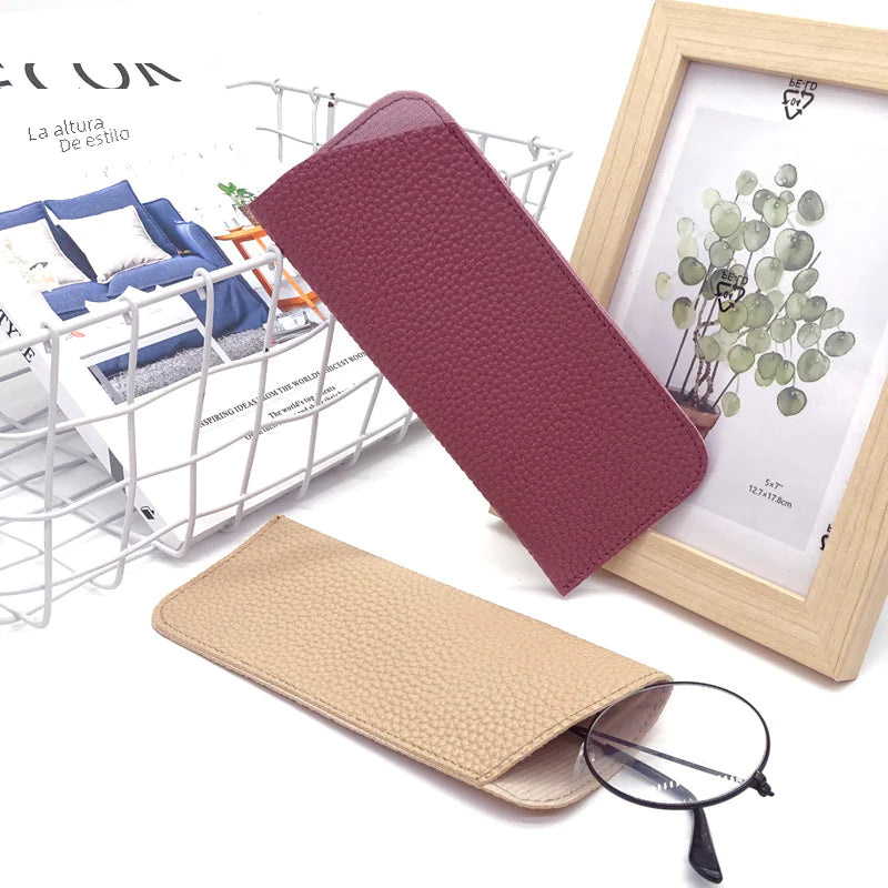 New Leather Sunglasses Pouch with Thick Design