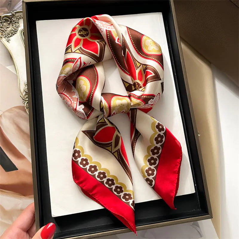 Beautiful Korean Style Silk-Like Scarf