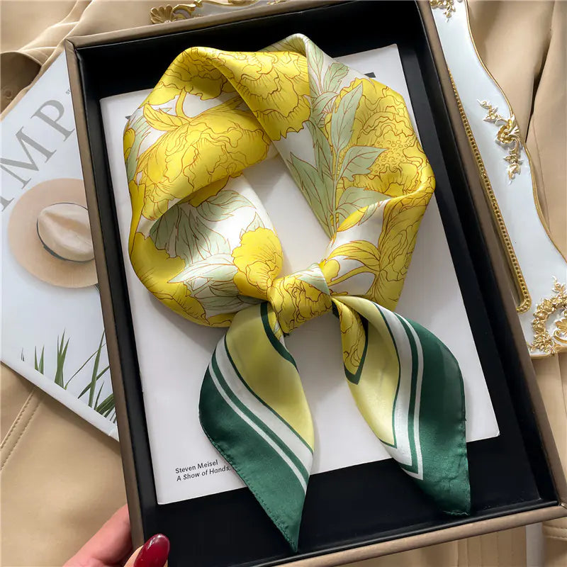 Beautiful Korean Style Silk-Like Scarf