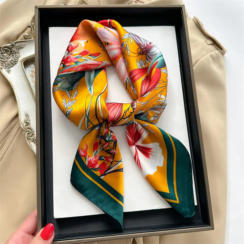 Beautiful Korean Style Silk-Like Scarf