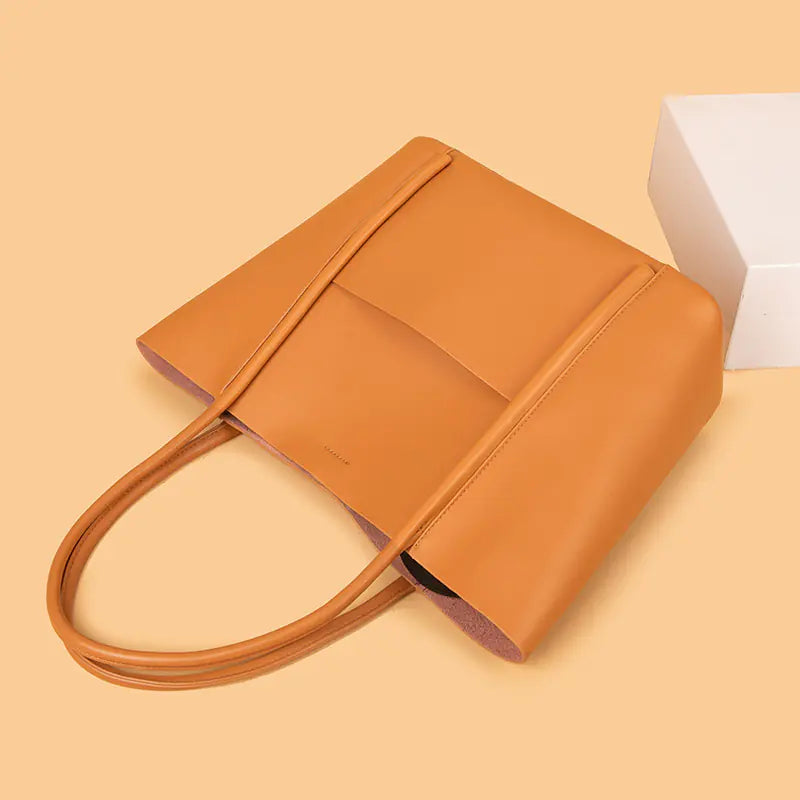 Classic Genuine Leather Tote Bag (Large)