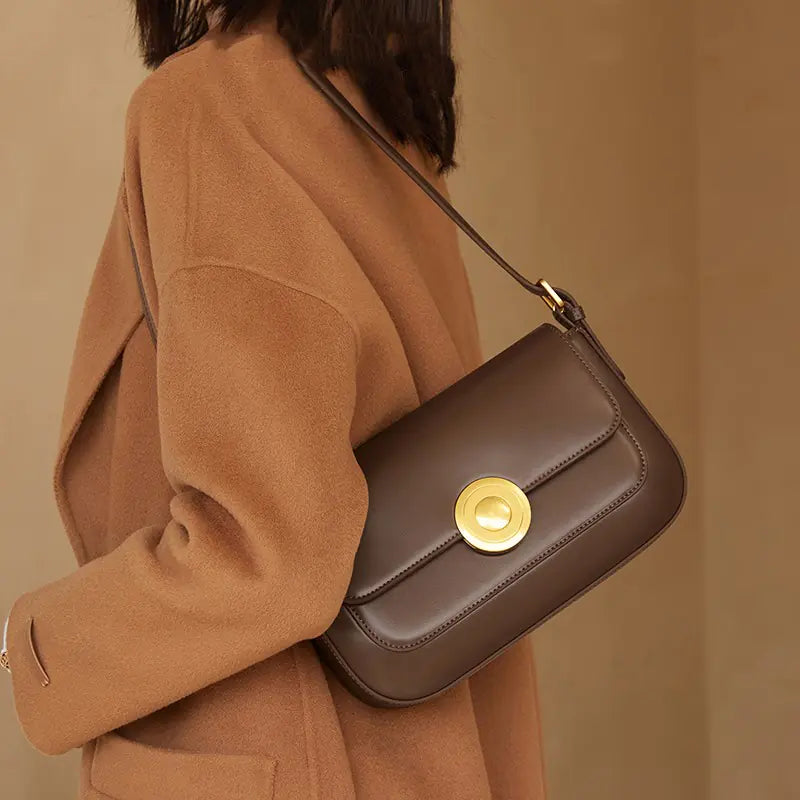 Gorgeous Retro Leather Shoulder Bag